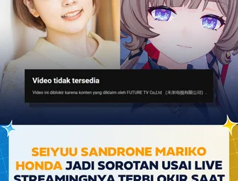 Siaran Seiyuu Sandrone Diblokir Berulang Kali, Ini Kronologinya