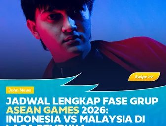 Jadwal Lengkap Fase Grup Asian Games 2026 Indonesia vs Malaysia di Laga Pembuka