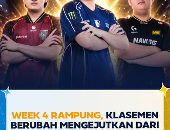 Klasemen MPL ID S18 Berubah Drastis Usai Week 4, Sang Juara Bertahan Tergeser