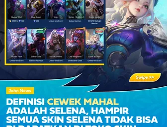Kenapa Selena Dijuluki "Cewek Mahal" di Mobile Legends? Ini Alasannya