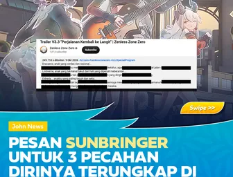 Pesan Sunbringer untuk 3 Pecahan Dirinya Terungkap di Teaser 3.3