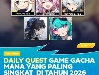 Daily Quest Game Gacha Mana yang Paling Singkat di Tahun 2026?