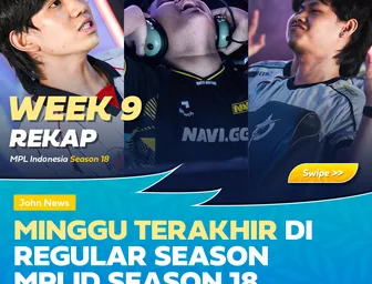 Rekap Week 9 MPL ID S18: Minggu Terakhir Regular Season
