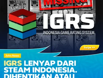 IGRS Lenyap dari Steam Indonesia: Dihentikan atau Akan Relaunch?