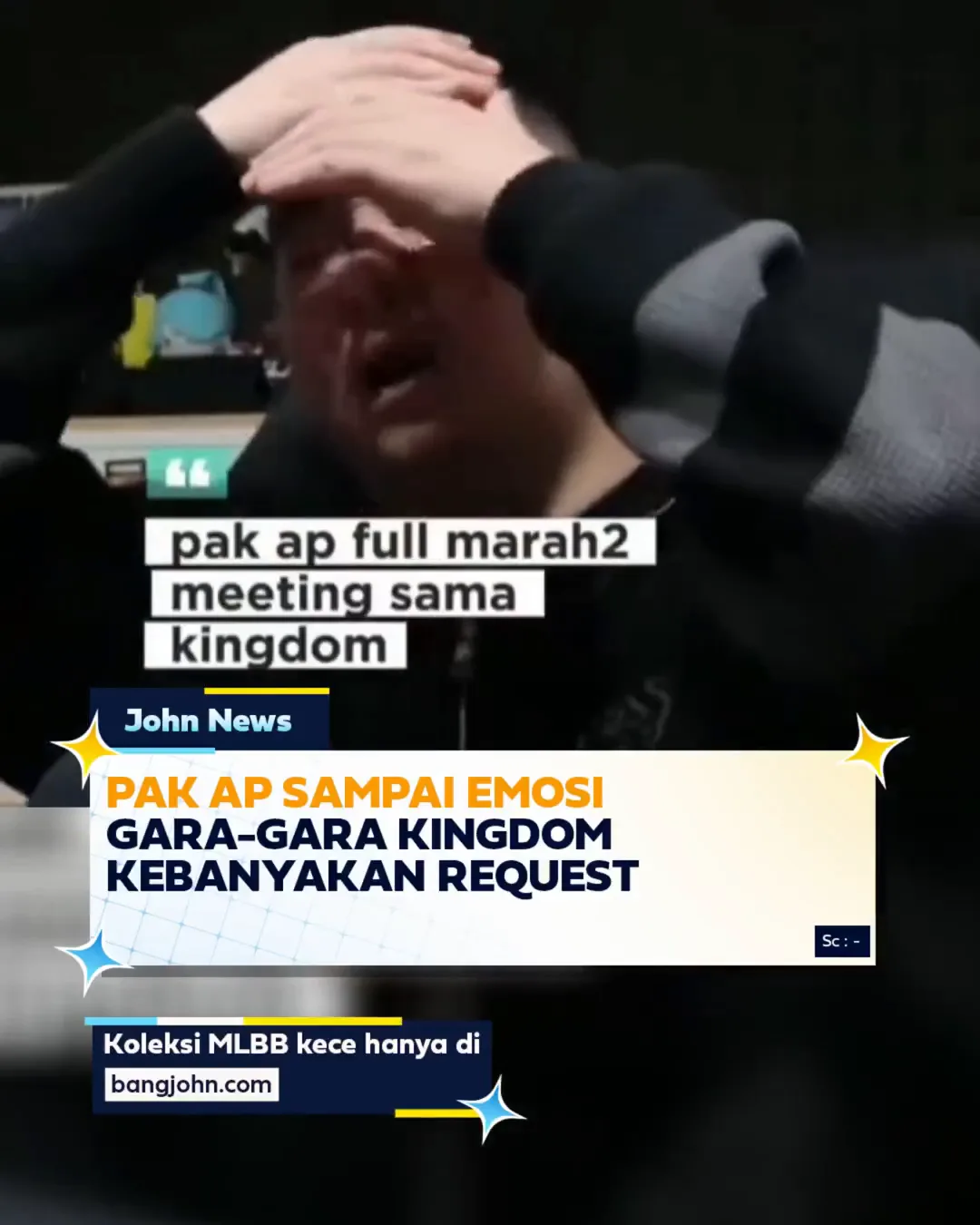 Pak AP Curhat Emosi soal Kingdom RRQ yang Kebanjiran Request, Netizen Auto Ramein Chat