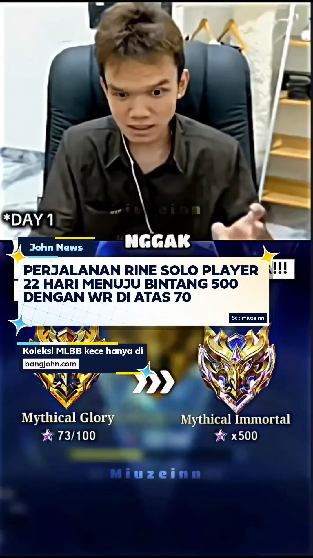 Kisah Solo Player Ini Tembus Mythical Immortal 500 Cuma dalam 22 Hari