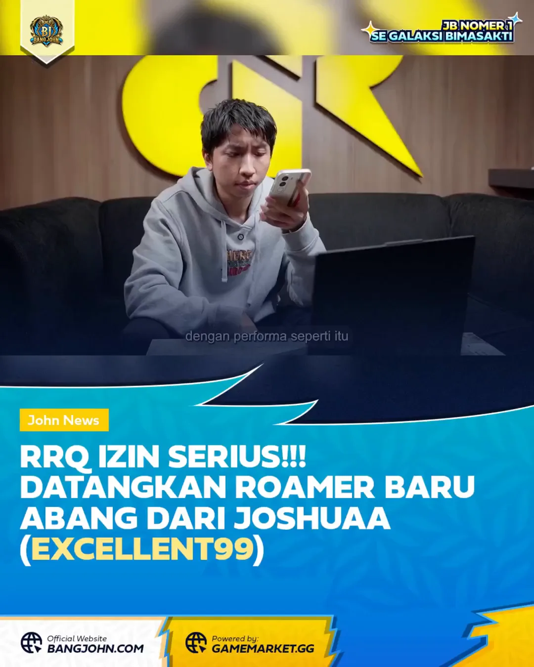 RRQ Hoshi Resmi Kedatangan Roamer Baru Ini Sosok di Baliknya
