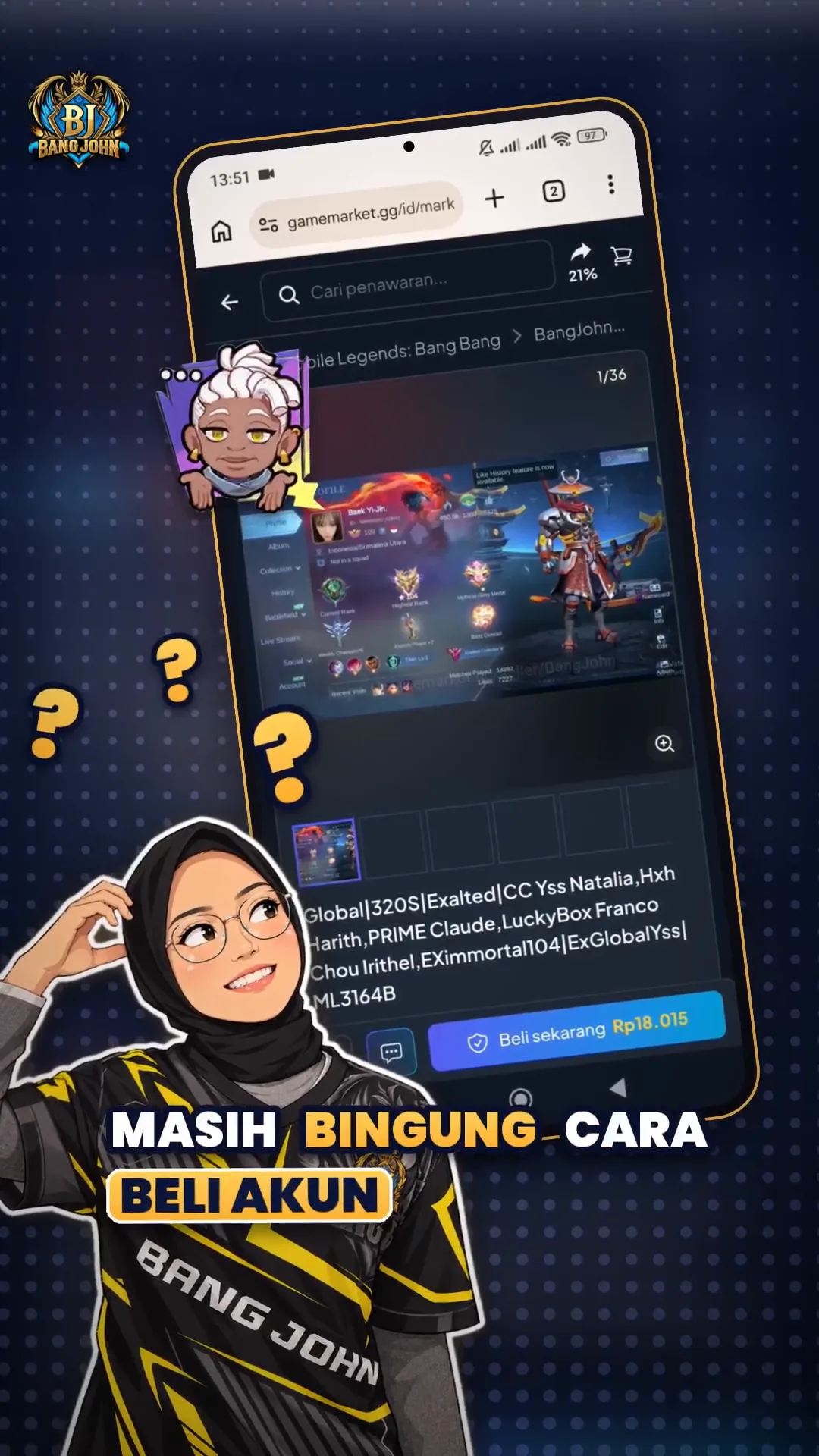 Cara Beli Akun Game Lewat HP, Gampang Sampai Kebungkus