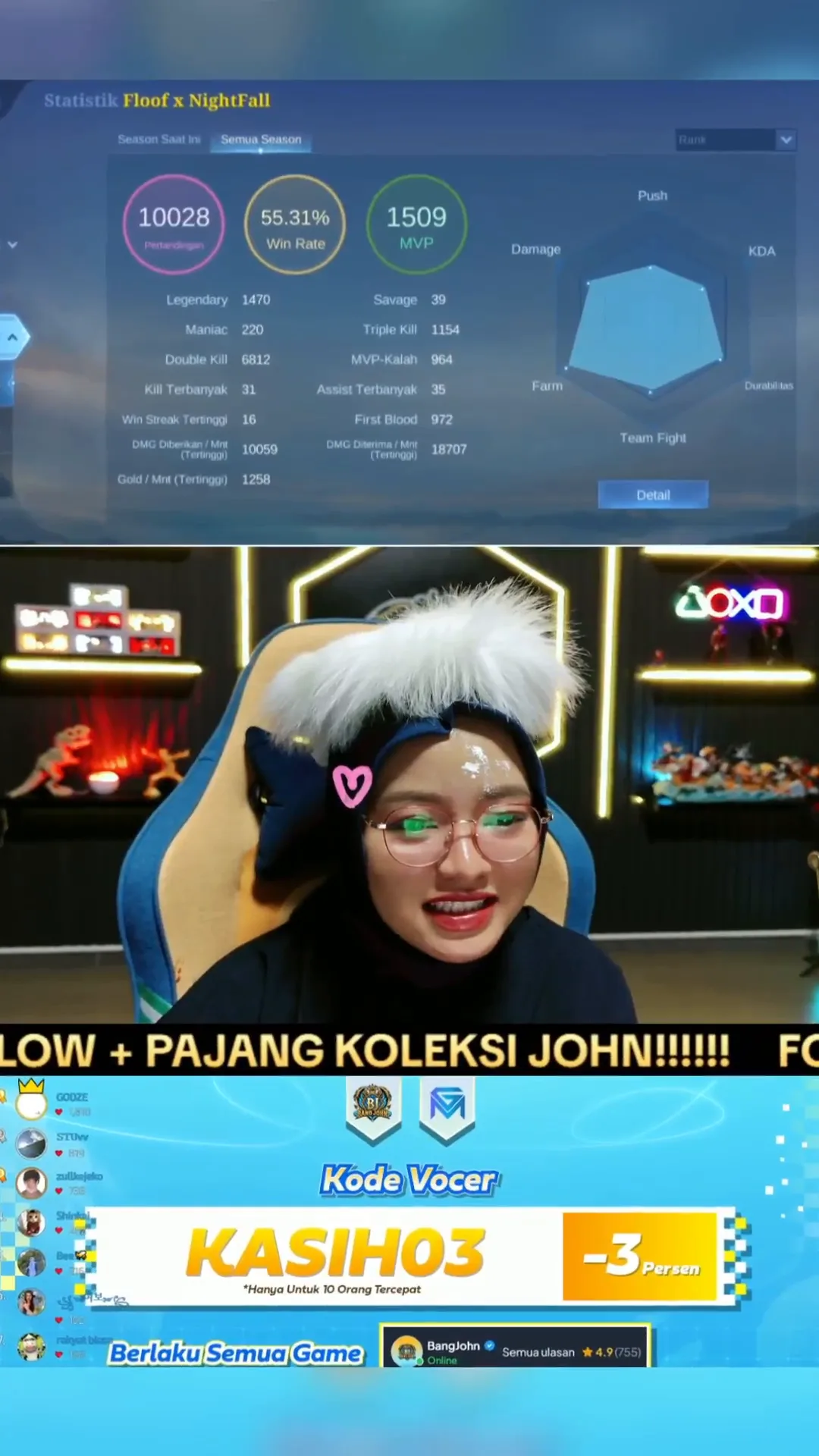 Kali Ini Gantian Host Live Nya Yang Dikerjain Viewers