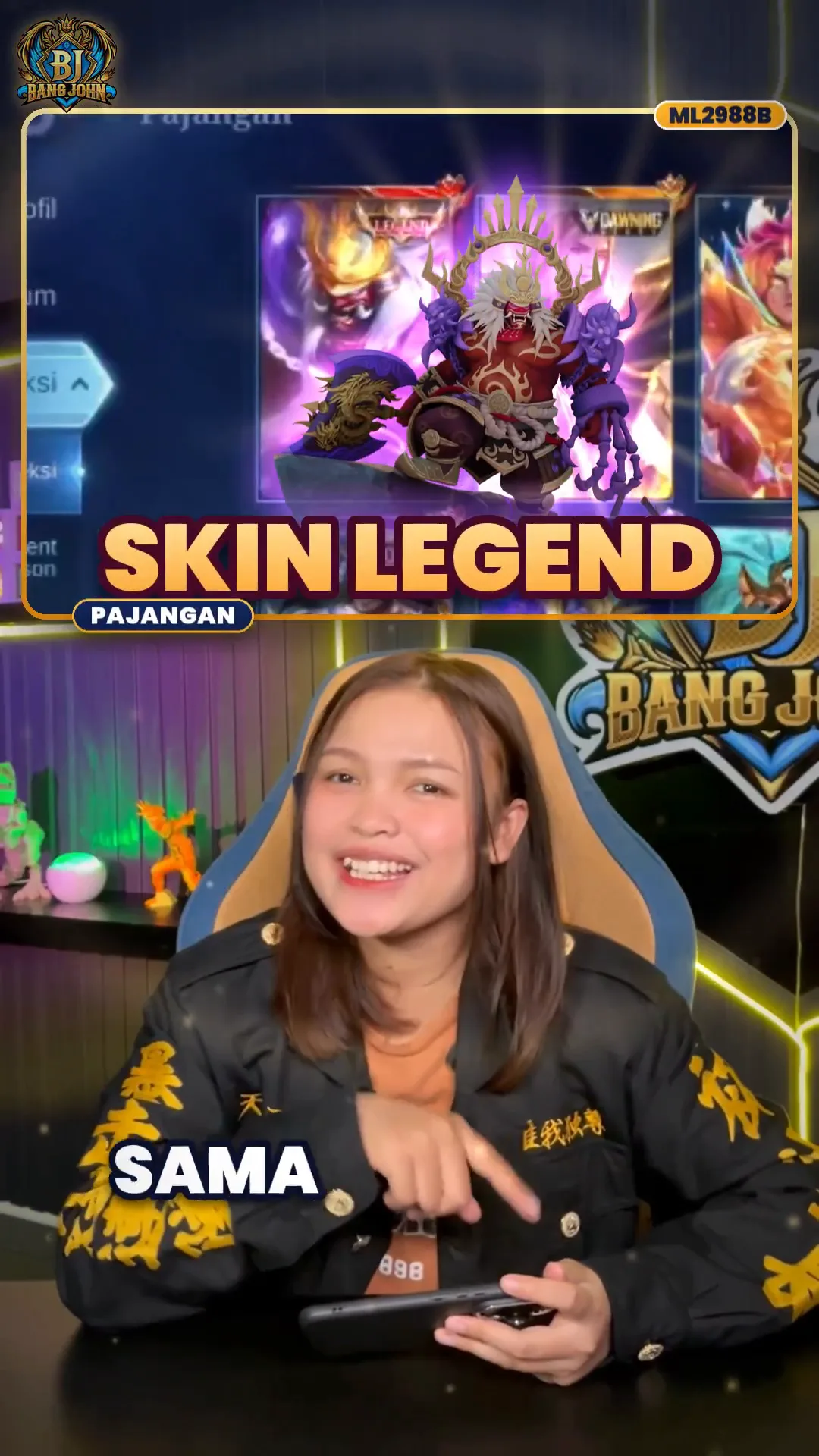 Ada Skin Legend sama Lance Dawning